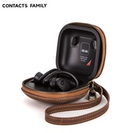 Danh Bạ Ốp Tai Nghe Gia Đình Bằng Da Nubuck Túi Đựng Tai Nghe Cứng Cho Powerbeats Pro Phụ Kiện Tai N