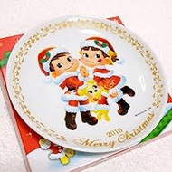 2016 Fujiya Peko-chan Poko-chan Christmas Plate Cake Plate Plate Peko Poko
