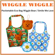 [WIGGLE WIGGLE] Pocketable Eco Bag Wiggle Bear / Smile We Love
