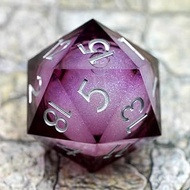 Dungeons and Dragons DND Dice D20, Eye Liquid Core Dice Set D&D 33MM Large Single Sharp Edge Resin d