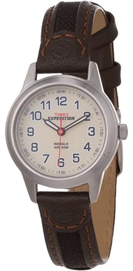Timex Women's Expedition Metal Field Mini Watch Brown/Black/Natural