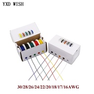 Heat Resistant Soft Silicone Electrical Wire 5 Colors 30/28/26/24/22/20/18awg Stranded Cable Electri