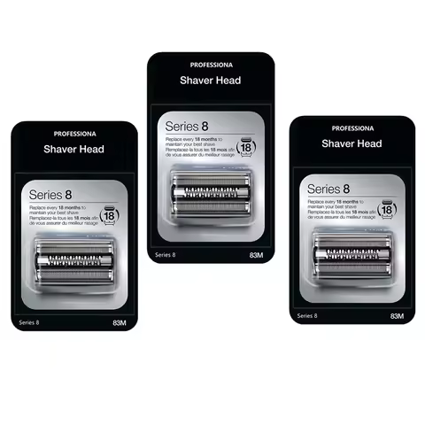 83M Replacement Head Compatible with Braun Series 8 S8 Electric Shaver 8320S,8325S,8330S,8340S,8350S