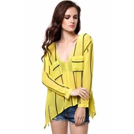 Yellow Stripe Blouse