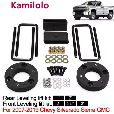 2" 2.5"Front and 1"2" Rear Leveling lift kit for 2007-2019 Chevy Silverado Sierra GMC