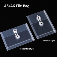 JUNMPER2R File Bag, A5/A6 Plastic File Folder, Thickened Waterproof Transparent Document Folder Gift