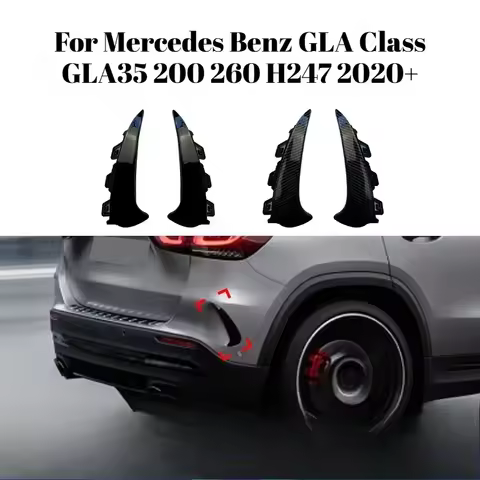 For Mercedes Benz GLA Class GLA35 200 260 H247 2020+ Up AMG Rear Wind Knife Car Mod Parts Exterior D