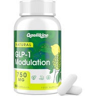 GLP-1 Modulation 750mg for Appetite Regulate & Gut Health, Natural GLP Supplement with Synbiotics, H