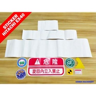 [ORI] Excavator HITACHI EX40 EX40-1 EX40-2 EX40-3 EX40-5 Sticker Set Stickers Mesin 神手挖掘机原装全车贴纸