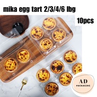 10pcs mica egg tart mica pie box mica cake box mini cake box egg tart box