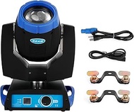 Topteng 7R 230W Beam Sharpy Moving Head Light 17 Gobos RGBW Beam Lights, 360° DJ Lights Zoom Moving