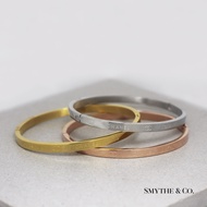 Stainless Steel Hypoallergenic Bangle by Smythe &amp; Co.