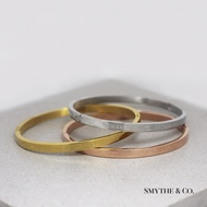 Stainless Steel Hypoallergenic Bangle by Smythe & Co.