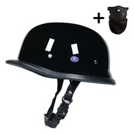 หมวกกันน็อคนักบิดคาเฟ่คลาสสิกสไตล์ชอปเปอร์1/2หมวกนิรภัยวินเทจ Cte Moto Kask ปลอดภัยสบาย J.C