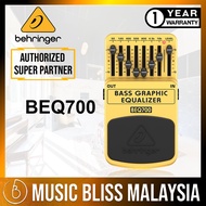 Behringer BEQ700 Bass Graphic Equalizer Guitar Effects Pedal (BEQ-700 / BEQ 700)