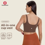 Lululemon new Women High Impact Sports Bra Shock Proof Running Yoga Vest Beautiful Back Design