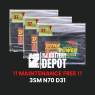 3SM / N70 / D31 Dyna Power Maintenance Free Battery