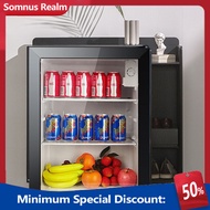 Household Fridge Beverage Tea Red Wine Transparent Mini Fridge Commercial Office Refrigerator haihui