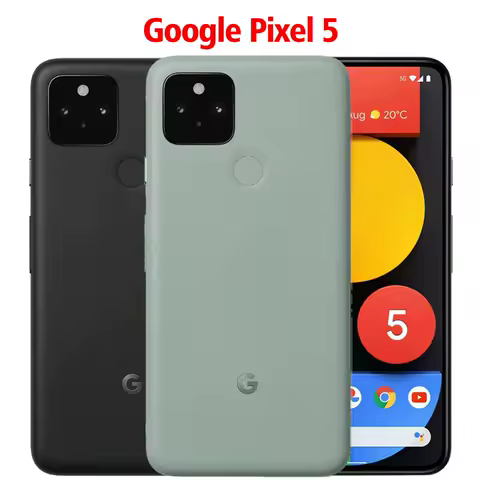 Original Google Pixel 5 5G Mobile Phone 8GB RAM 128GB ROM NFC 6.0" 12.2MP+16MP+8MP Snapdragon 765G O