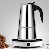 Stainless Steel Coffee Maker Moka Pot Geyser Coffee Makers Coffee Pot Espresso Maker Brewer Latte Coffee Tools Percolator Stove
