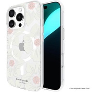 KATE SPADE iPhone 16 ProMAX Case - Compatible with MagSafe - Designer Phone Case-Hollyhock Floral