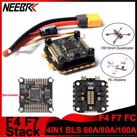 F405 F722 F7 Flight Controller FC 60A 80A 100A STACK Dshot ESC 3-8S SURPORT BetaFlight/INAV for MARK