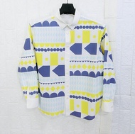 Ne-Net By ISSEY MIYAKE แท้ อก42 เสื้อเชิ๊๊ตแขนยาวลายคลาสสิกสปอต ผู้ชาย