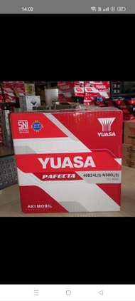 Aki Basah/ Yuasa NS60LS Pafecta / 12V45Ah/ Aki CRV HRV Vios Sienta