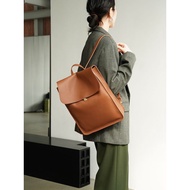 Zhijiang City Houjun Technology Co., Ltd. Genuine Leather Commuter Large-Capacity Backpack 2024 New 