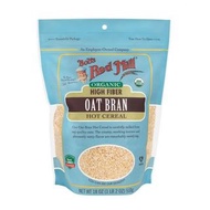 Bob’s Red Mill Organic High Fiber Oat Bran Hot Cereal 有機高纖燕麥麩皮 熱麥片 18oz / 510g【039978019554】