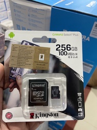 (ของเเท้ประกันศูนย์)เมมโมรี่การ์ด Kingston Micro SD card Memory Card 32GB 64GB 128GB Class10 กล้องวง