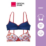 Avon Missy | Jemina Printed Bra (2 pcs Bra Set) | Womens