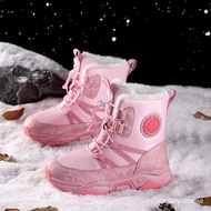 Ready Stock Outdoor Sports Children Snow Boots Play Snow Shoes Anti-slip Warm Cotton Shoes Travel Sh