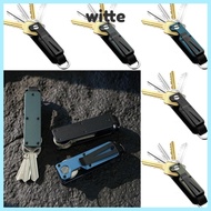 WITTE Key Organizer, Holds 2-6 Keys with Screwdriver Keys Fob with Clip,  Metal Modern Multi-functio