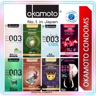 [DISCREET PACKAGING] OKAMOTO CONDOMS 3s-12s Close Fit | Comfort | Extra Safe Invisible Condom | Local Supplier