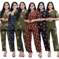 3-piece Women's Floral Pajama Set