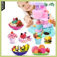 [lzdxwcke1] Pretend Ice Cream Maker Machine Toy for Ages 3 4 5 6 7 Year Old Gifts Party