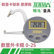 Hot Style Genuine Tema Digital Display Outer Caliper Gauge Digital Display Outer Caliper Gauge Wall 