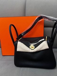 Hermes Lindy 26 黑金 G stamp