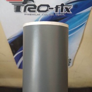 Stiker Skotlet Metalik Abu Doff Satin Lebar 45cm Scotlet Motor Warna Abu Doff Satin Skotlet Motor Ab