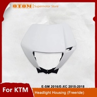 Motorcycle Accessories Headlight Housing Head Light Shroud Mask Guard Cover For KTM Freeride E-SM 20