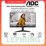 AOC 25B36X Gaming Monitor |25 inch FHD/IPS/144Hz/0.5ms |HDMI| DisplayPort DisplayPort