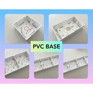 PVC Electrical Surface Box 3X3/ 3X6/ 3X7/ 3X10/ 3X13 Base