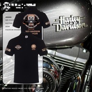 Harley Motorcycle Lovers Cycling Jersey Retro Car Fans Custom Short-Sleeved Business Short-Sleeved Lapel Polo Shirt Pure Cotton Short-Sleeve