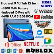 Huawei X10 Tablet PC 10.1 Inch Android 10.0 [16GB RAM 512GB ROM] Dual SIM 4G LTE (Maxis/Digi/Celcom/