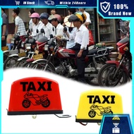 Taxi Light for Motorcycle Waterproof Taxi Sign LED Light Motorcycle Decoration Modified Accessories