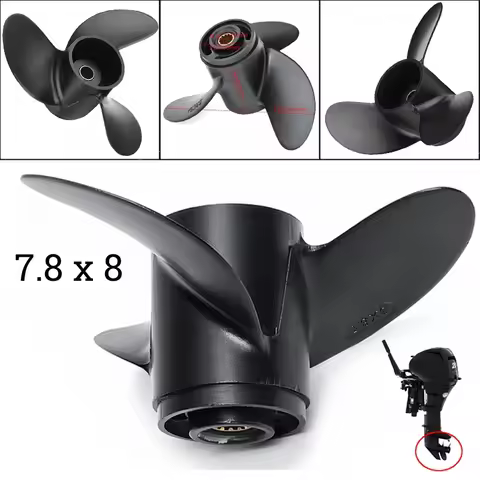 1pc Boat Outboard Propeller For Tohatsu Nissan Mercury Aluminum Outboard Propeller 7.8 Aluminum Allo