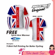 T-Shirt Folding Bike Jersey Singletrek Mtb Gowes Cooltech Brompton - Ksp Brompton, M