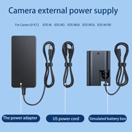 Llano Dummy Pin nguồn AC Camera Bộ chuyển đổi cung cấp điện với phích cắm điện thay thế cho Canon LP