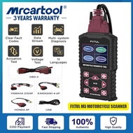【MRCARTOOL FXTUL M3】เครื่องสแกนมอเตอร์ไซค์ สนับสนุนการอ่าน / ล้างรหัสข้อผิดพลาด / อ่านสตรีมข้อมูล / การทดสอบแรงดันไฟฟ้า